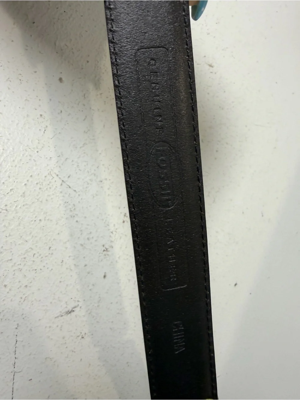 Fossil Women's Medium Black Leather Belt Silver Heart Buckle Western Vintage